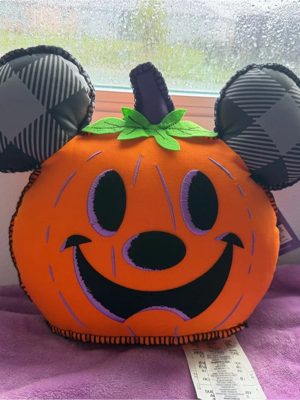 Disney Halloween Pumpkin Pillow